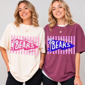 Personalized School Mascot Comfort Colors Shirt, Custom School Spirit Tee, Preppy Game Day Shirt 685703