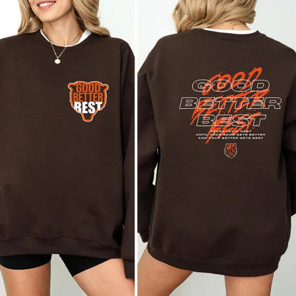 Chicago Football Good Better Best Shirt, Bear Down Hoodie, Chicago Sports Pocket & Back Shirt 684148