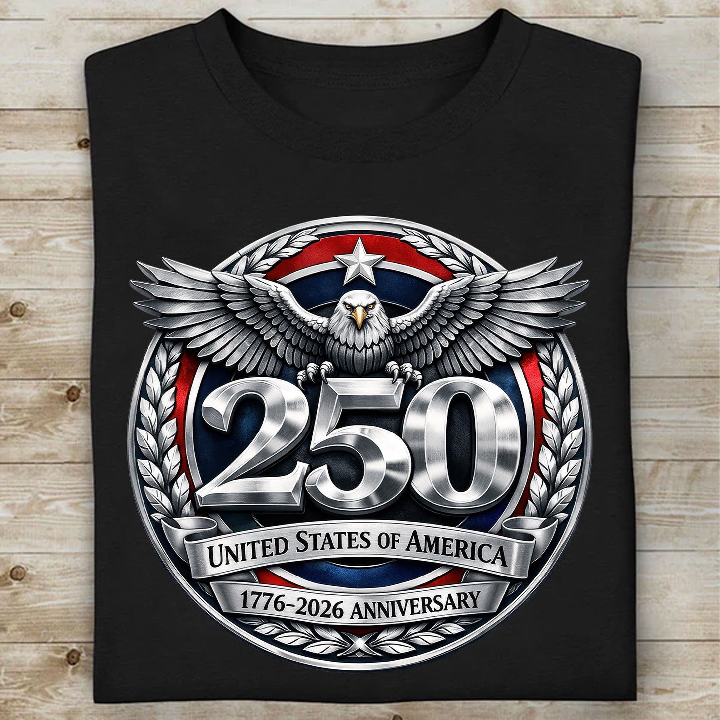 USA 250 Years Anniversary Shirt | Patriotic Eagle 1776–2026 T-Shirt | 4th of July Independence Day Tee 684233