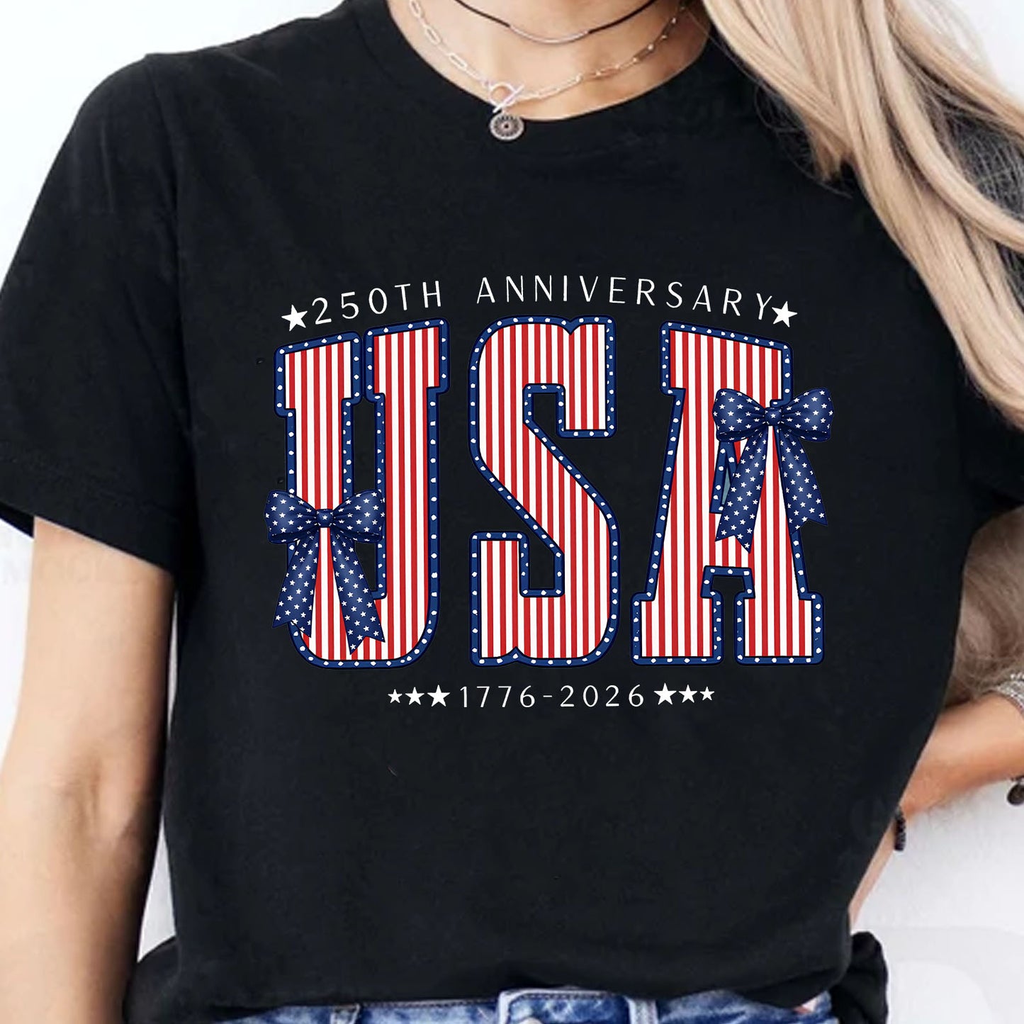 USA 250 Years Anniversary Shirt, Patriotic 1776–2026 Semiquincentennial 4th of July Tee 684982