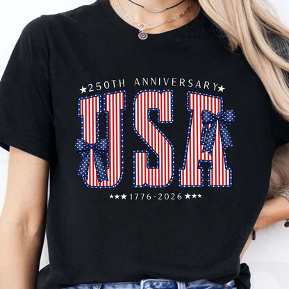 USA 250 Years Anniversary Shirt, Patriotic 1776–2026 Semiquincentennial 4th of July Tee 684982