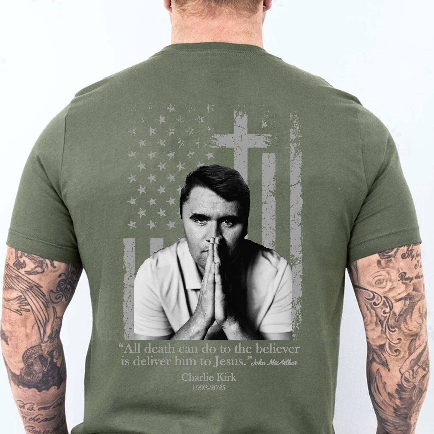 All Death Can Do To Charlie Kirk Shirt | Justice Charlie Kirk Memorial Backside Shirt 683066
