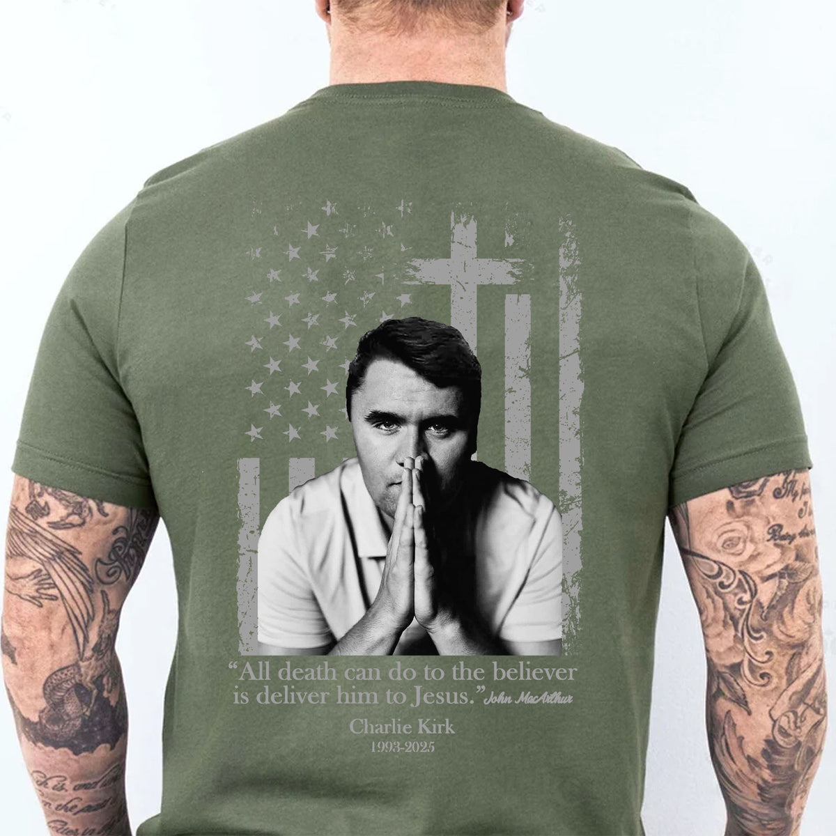 All Death Can Do To Charlie Kirk Shirt | Justice Charlie Kirk Memorial Backside Shirt 683066