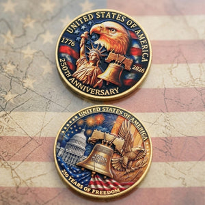 250 Years Anniversary Coin | 250th American USA Anniversary Commemorative Coin 684635