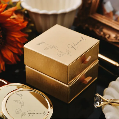 Custom Name Bridesmaids Gift Pocket Makeup Mirror | Elegant Bridal Shower Gift | Personalized Compact Mirror 684292