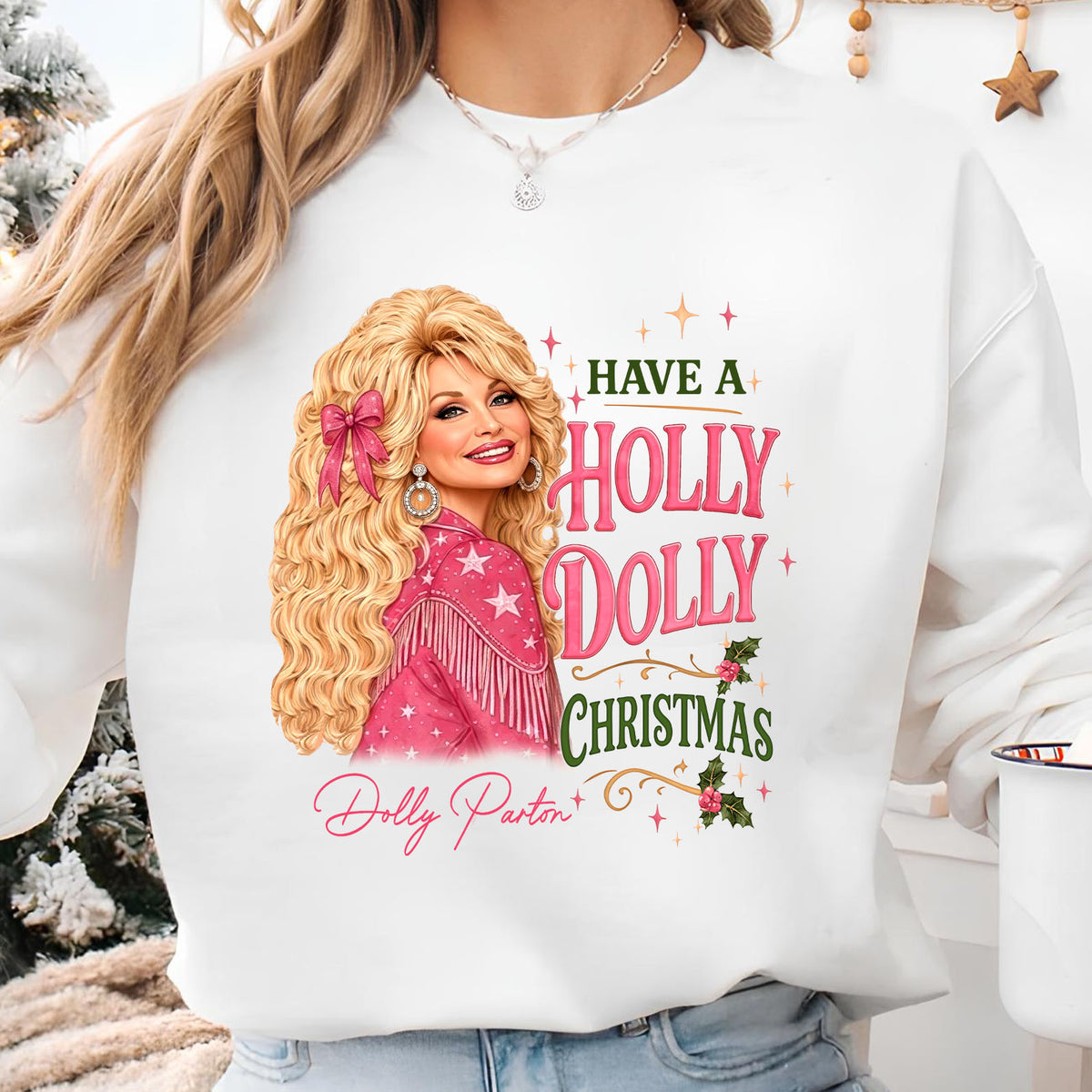 Have A Holly Dolly Christmas Shirt, Dolly Parton Country Music Christmas Tee, Dolly Fan Gift 686258