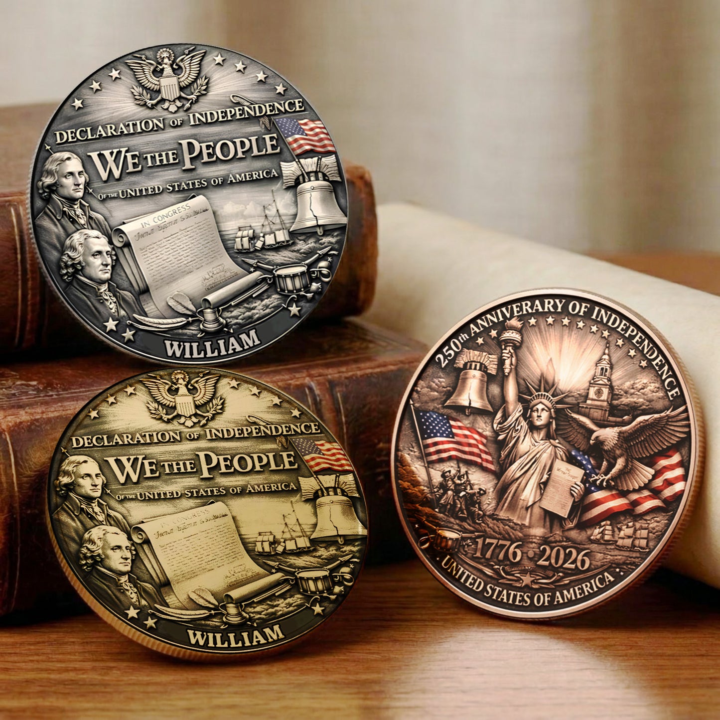 Personalized 250 Years We The People Coin | 250th Anniversary of Independence Commemorative Coin 684653