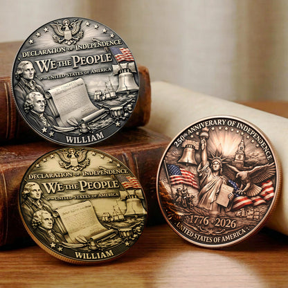Personalized 250 Years We The People Coin | 250th Anniversary of Independence Commemorative Coin 684653