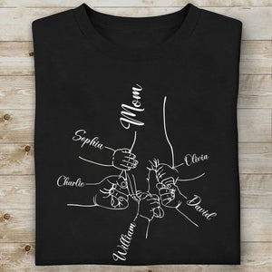 Custom Mom Shirt with Kids Names, Personalized Mom Kids Tee, Mothers Day Gift Family Shirt 684835