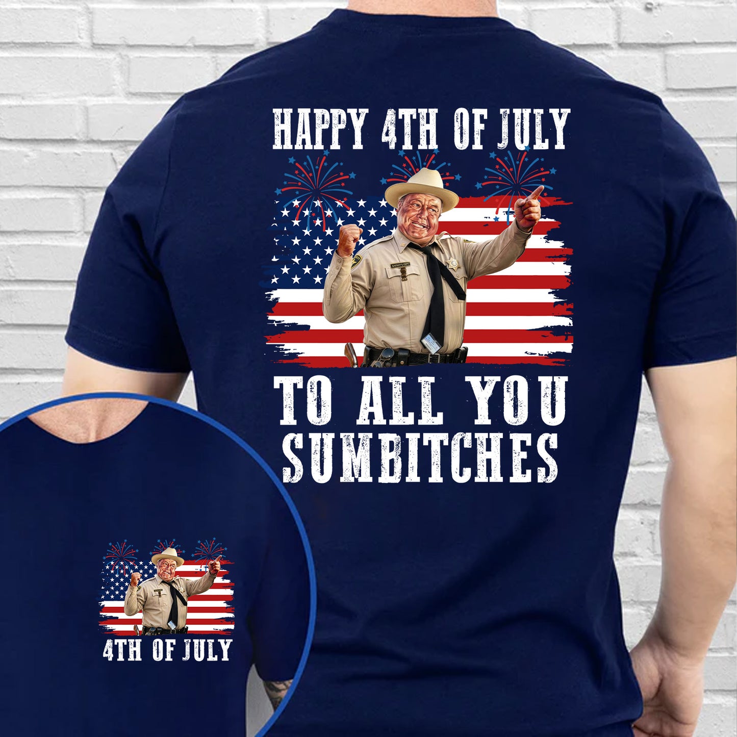 Patriotic 250 Years Pocket & Back Shirt, Happy 4th Of July To All You Sumbitches Tee 685265