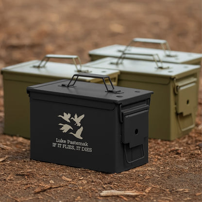 Custom Authentic Engraved Ammo Can, Ammunition Box, Personalized Gift for Husband, Him, Dad 683894