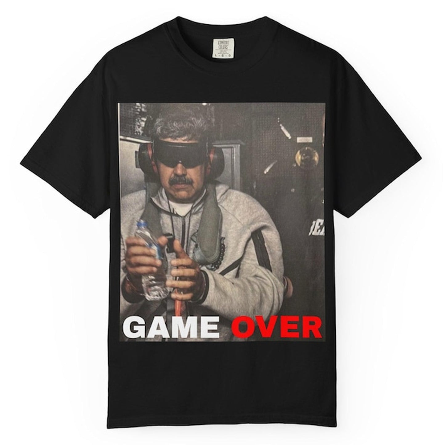 Maduro Captured “Game Over” Graphic T-Shirt | Venezuelan Freedom Fighter Shirt | Trump Maduro Shirt WFD