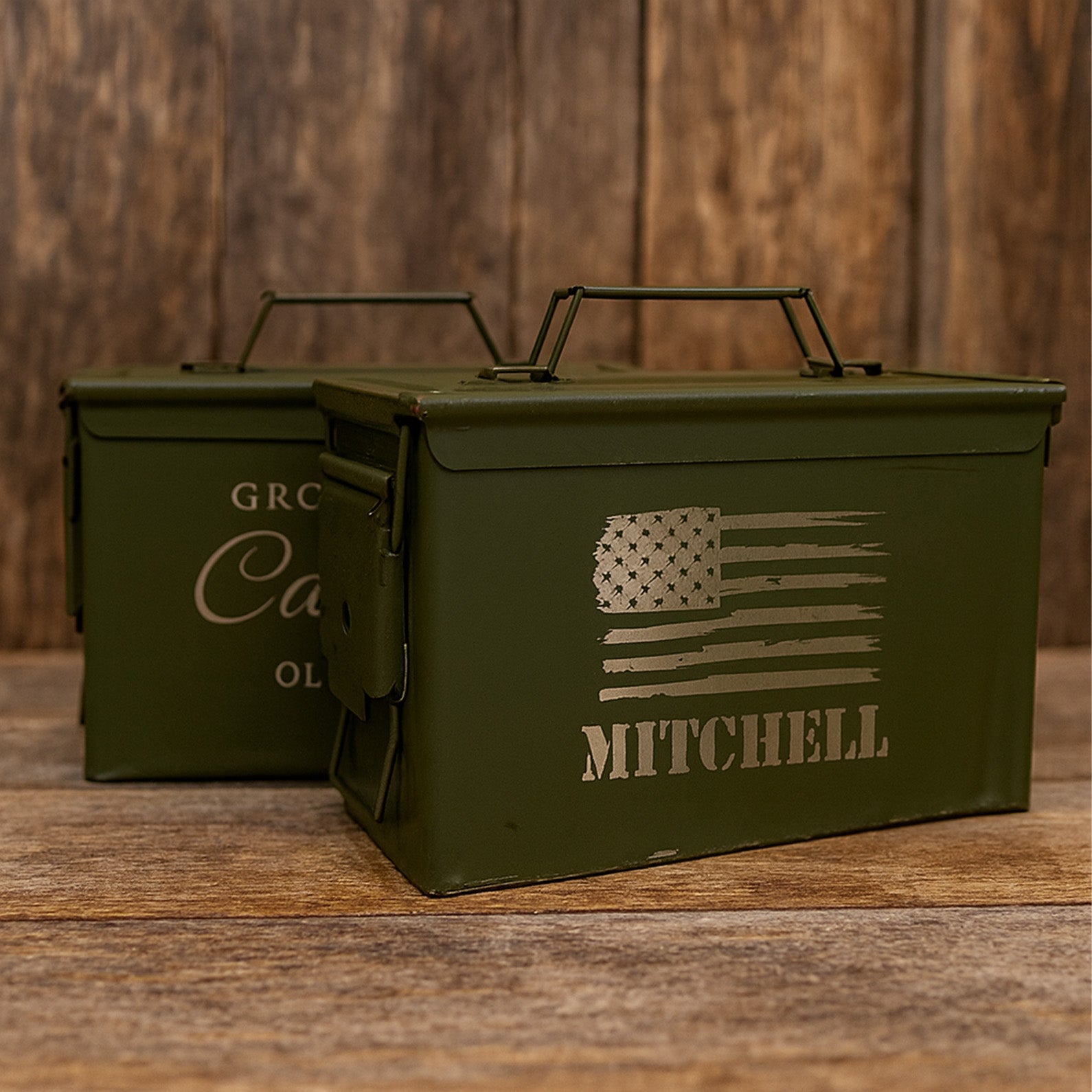 Custom Ammo Can, Personalized Ammunition Box, Gifts for Him, Birthday Gifts for Men, Military Gift for Dad Husband 683893