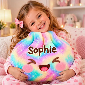 Personalized Dumpling Squishy Pillow, Custom Name Kawaii Plush Pillow, Cute Christmas Gift for Kids 686712 WFD