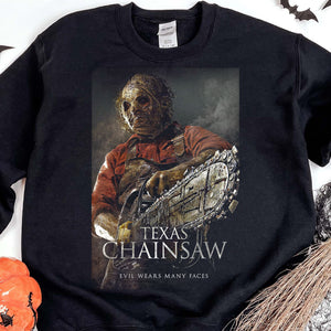Texas Chainsaw Massacre Halloween Shirt, 1990s Horror Movie Sweatshirt, Scary Halloween Tee 683308-9