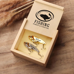 Personalized Engraved Fishing Lure, Custom Fisherman Gift for Dad Husband, Father's Day Gift 684923