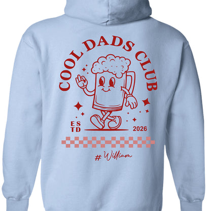 Personalized Funny Cool Dads Club Backside Shirt, Custom Name Bright Tee, Father's Day Gift 684871