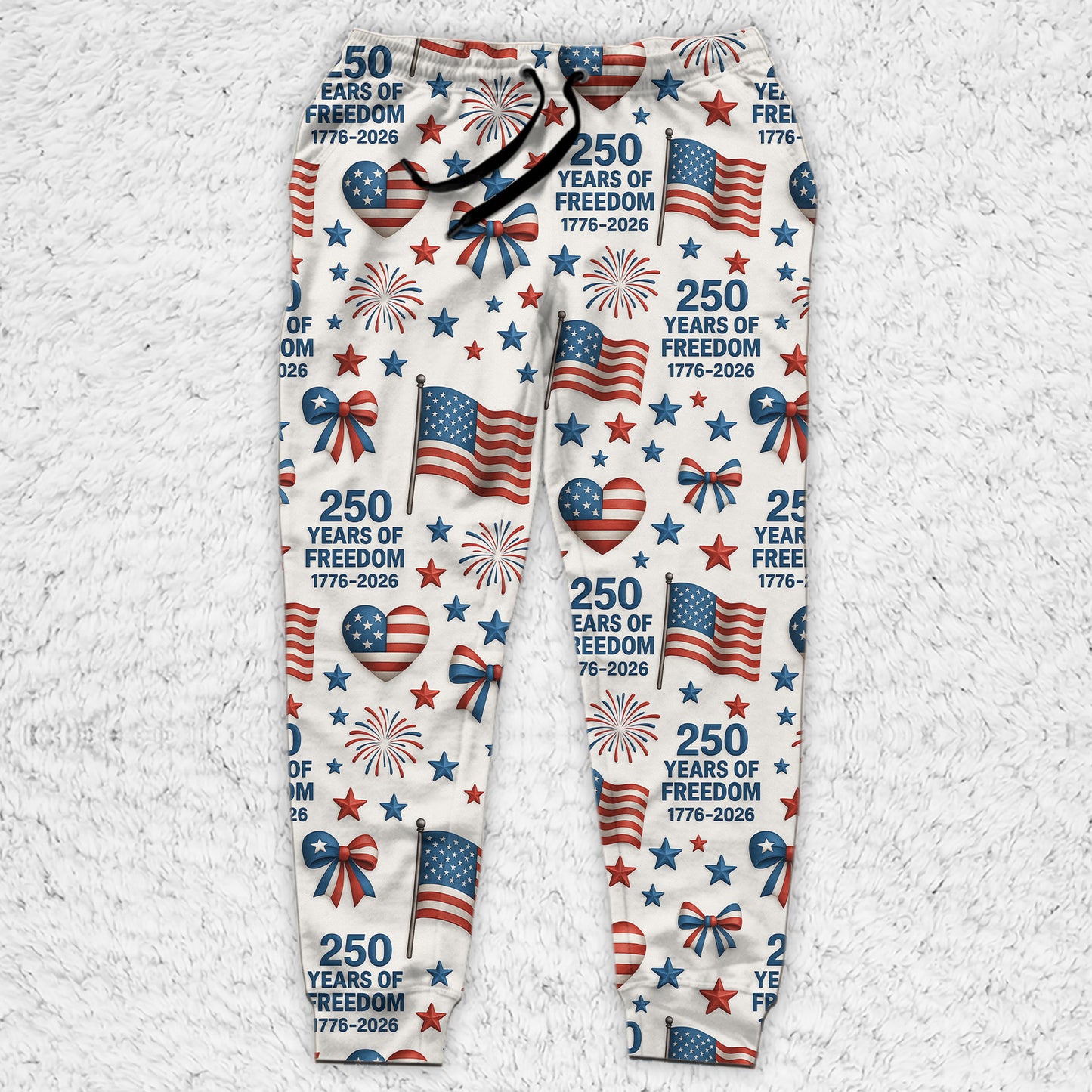 250 Years of Freedom Sweatpants | Patriotic 1776–2026 Pajamas | Happy 250th Birthday Sweatpants for Christmas 683443