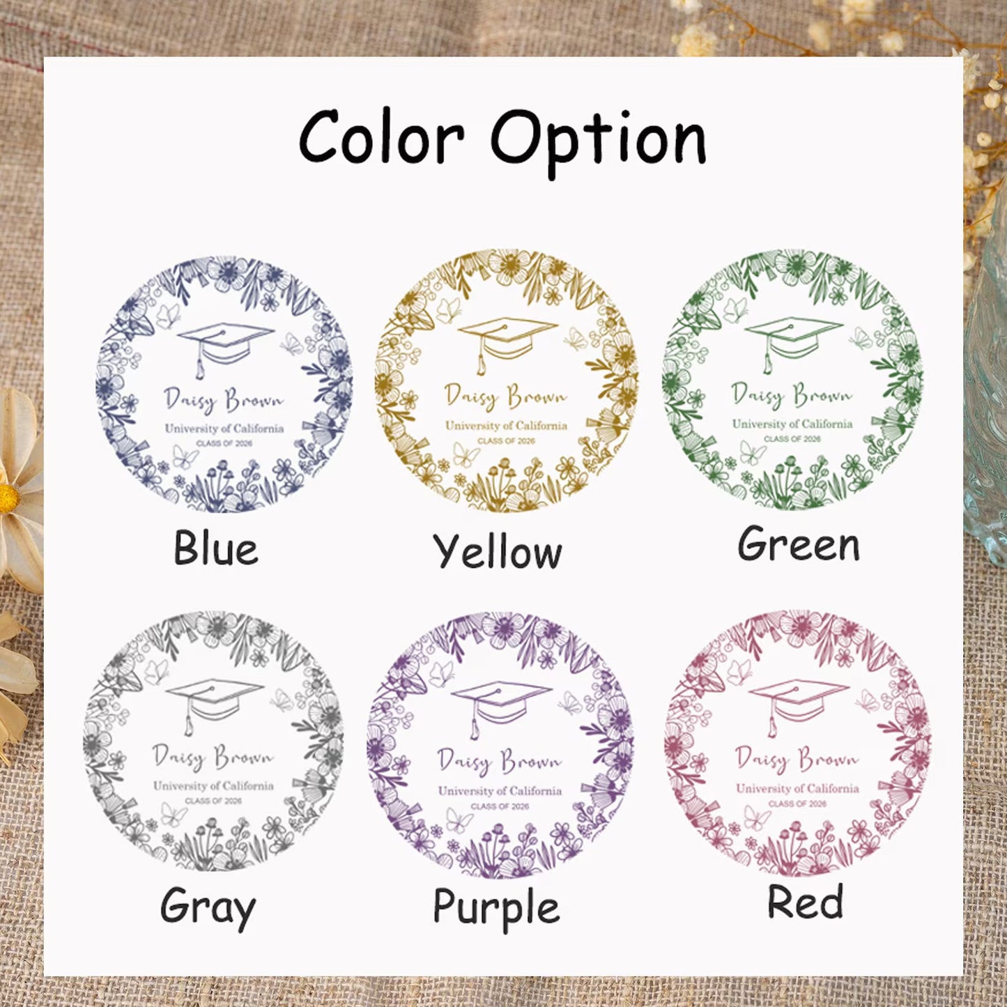 Personalized Graduation Jewelry Dish, Custom Name Trinket Dish, Ring Dish Gift for Daughter, Class of 2026 Gift 684746