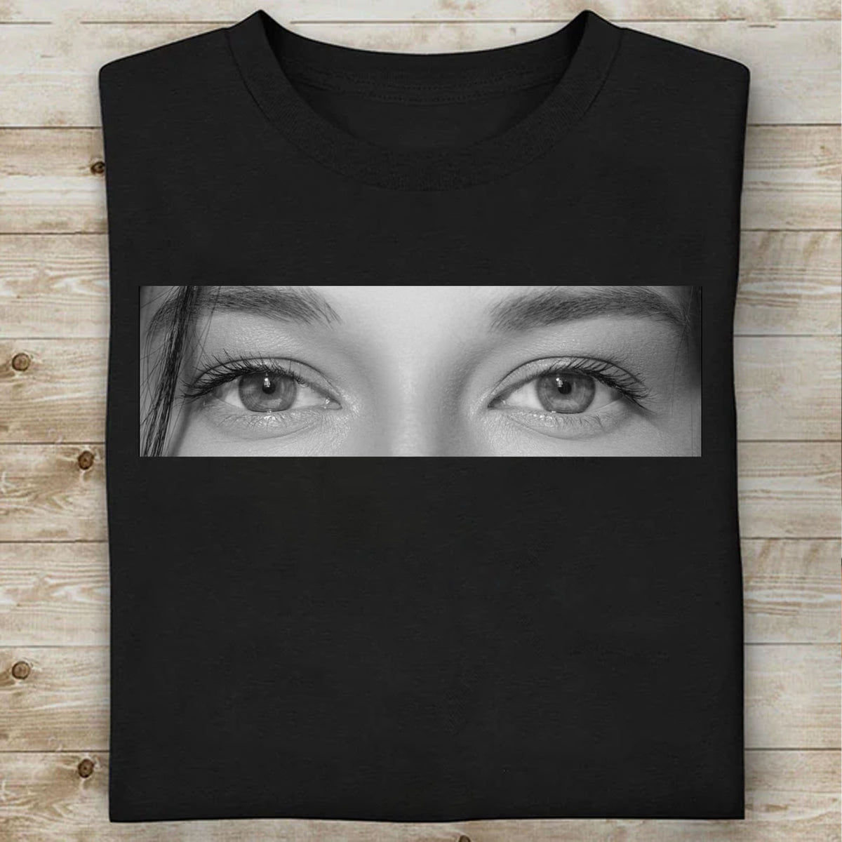 Custom Photo Human Eyes Shirt, Personalized Eye Photo Girlfriend Boyfriend Hoodie, Eye Love You Tee 683815
