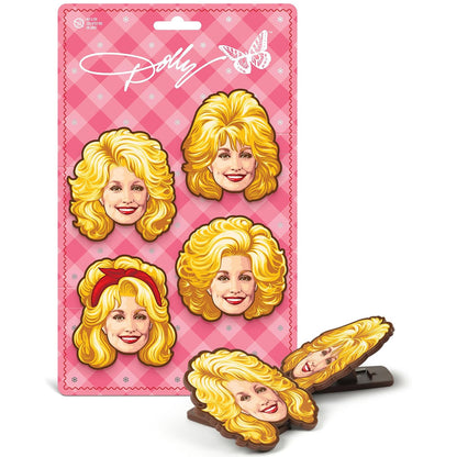 Dolly Parton Bag Clips Set of 4, Dolly-Inspired Iconic Hairstyle Food Storage Clips, Country Music Fan Gift 686183 WFD