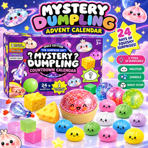 Mystery Dumpling Squishy Advent Calendar, 24 Day Christmas Countdown, Cute Squishy Toys Kids Gift 686523 WFD