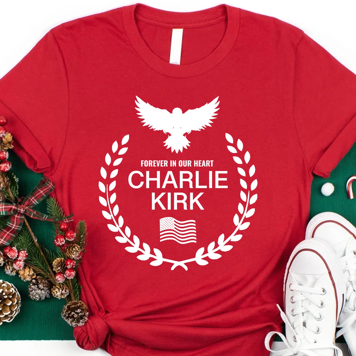 Charlie Kirk Memorial Shirt | Charlie Kirk Red Shirt | We Wear Red Charlie Kirk Birthday October 14 | Red Freedom Shirt 682923