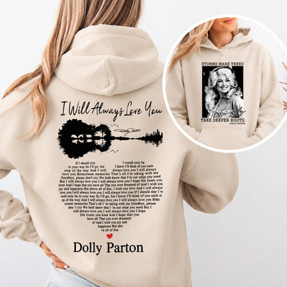 Dolly Parton Memorial Front & Back Shirt, I Will Always Love You Country Music Tribute Tee 686044