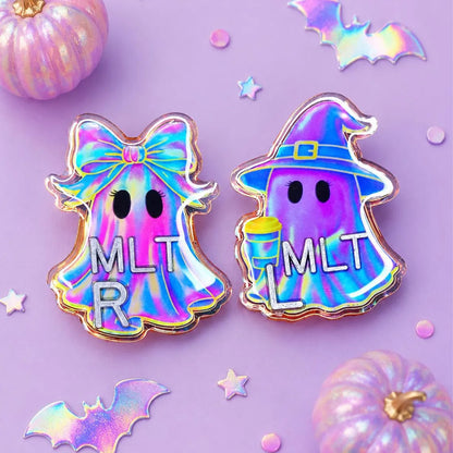 Iridescent Ghost Xray Markers, Personalized Halloween Xray Marker Set with Initials, Spooky Xray Tech Gift 685871 WFD
