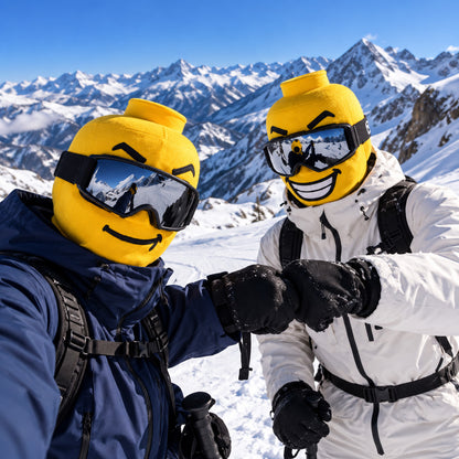 Funny Cheeky Emoji Balaclava Ski Mask, Smiley Face Winter Mask, Novelty Snowboard Skiing Gift 686507 WFD