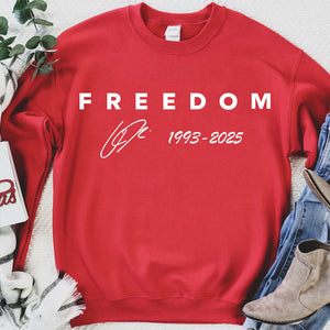 Red Freedom Shirt | Charlie Kirk Red Shirt | We Wear Red Charlie Kirk Birthday October 14 | 1993 for Charlie Kirk Tee 683064