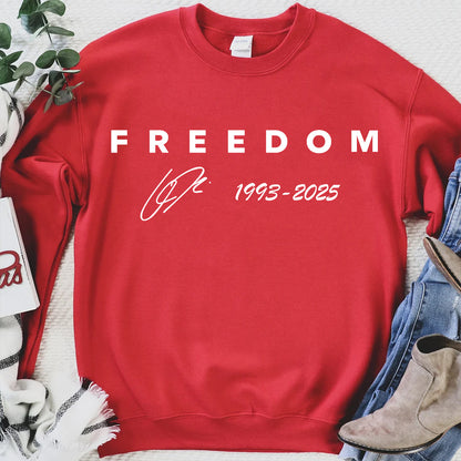 Red Freedom Shirt | Charlie Kirk Red Shirt | We Wear Red Charlie Kirk Birthday October 14 | 1993 for Charlie Kirk Tee 683064