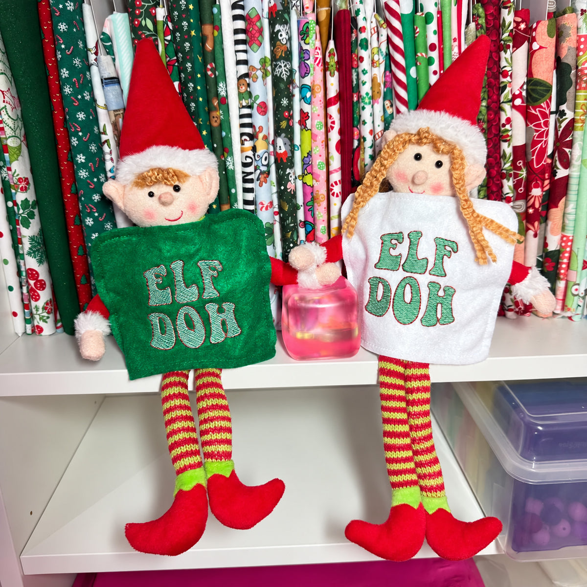 Elf Doh Costume Accessory, Elf Outfit Funny Christmas Elf Doll Costume 686679 WFD