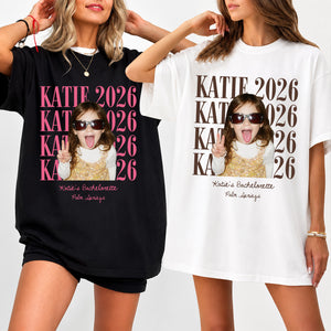 Custom Photo Bachelorette Shirts, Personalized Bridal Party Tee, Bride Squad Shirt 685712