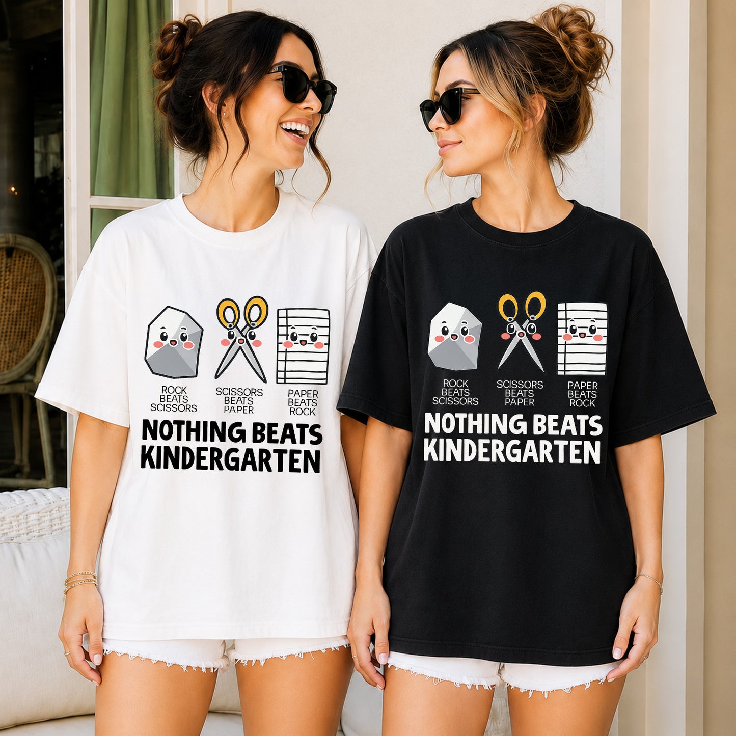 Nothing Beats Kindergarten Shirt, Kindergarten Teacher Tee, Funny Back to School Shirt 685733