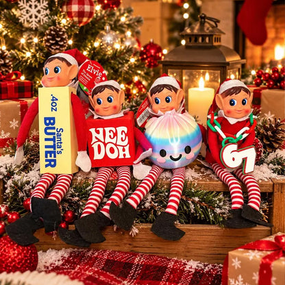 Elf on the Shelf Squishy, Funny ElfDoh Squishy Christmas Toy, Elf Accessories, Kids Holiday Gift 686649 WFD