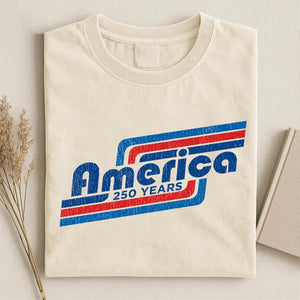 250 Years America Patriotic Shirt, Vintage USA Graphic Tee, Independence Day T-Shirt for Men Women 685390