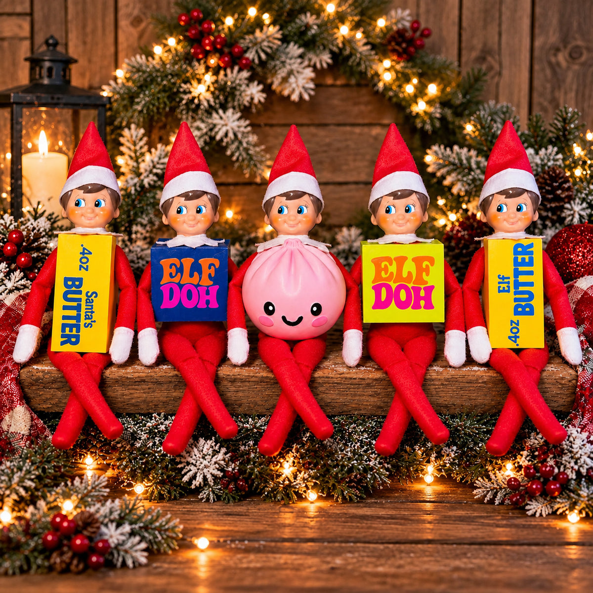 Elf Doh Costume Accessory, Squishy Inspired Elf Dumpling & Butter Props, 3D Printed Christmas Elf Accessories 686674 WFD
