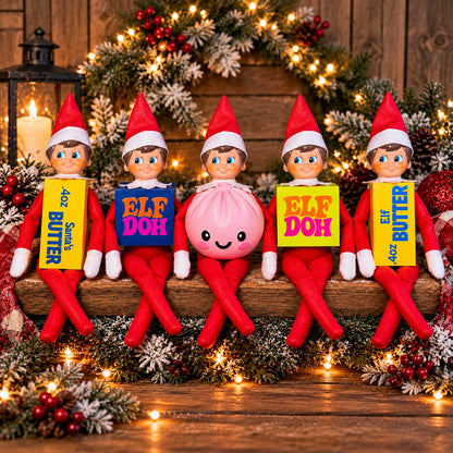 Elf Doh Costume Accessory, Squishy Inspired Elf Dumpling & Butter Props, 3D Printed Christmas Elf Accessories 686674 WFD