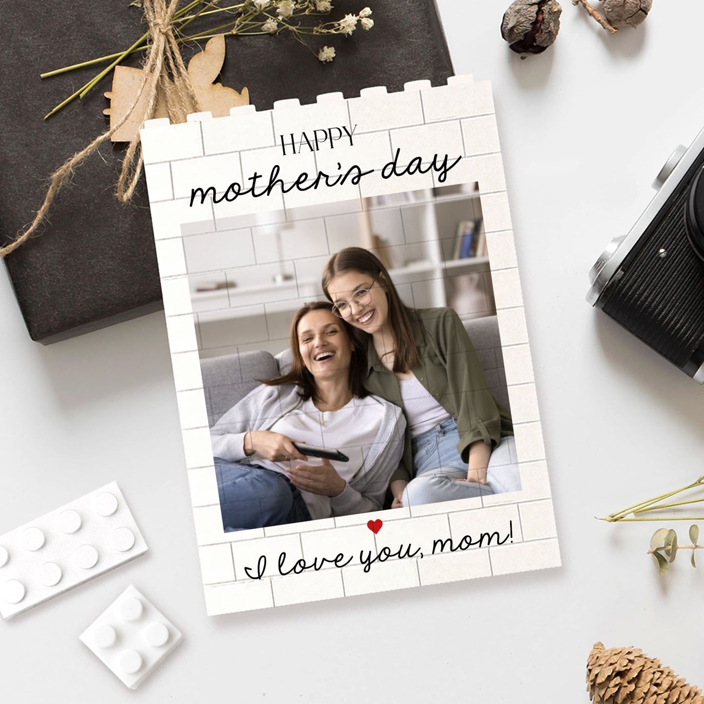 Custom Photo Building Brick Blocks | Personalized Gift for Mom | Mother's Day Gift 684600