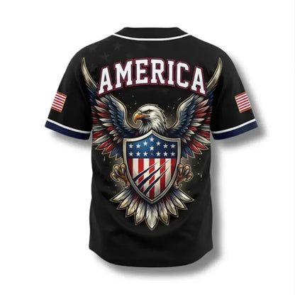250 Years Of America Baseball Jersey, Patriotic USA Eagle Jersey Shirt, Independence Day USA Jersey 685325 WFD