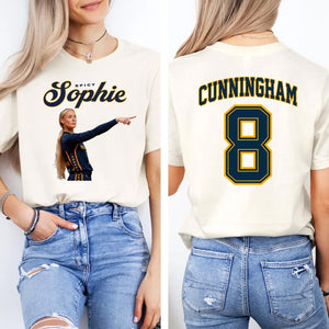Spicy Sophie Cunningham Point Signature Shirt, Retro Front & Back Bright Shirt, Basketball Fan Tee 685743