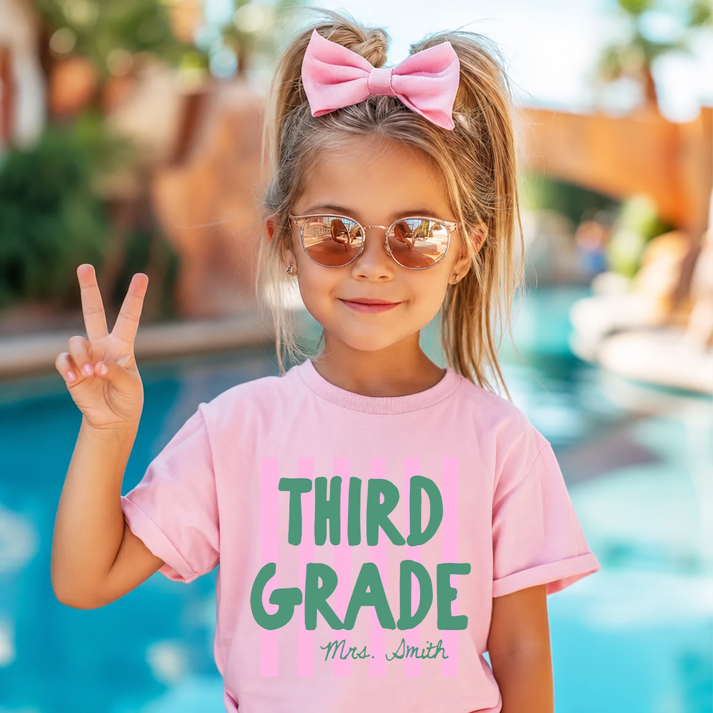 Custom Back to School Kids Shirt, Personalized Grade Level Tee, First Second Third Fourth Fifth Grade Tee 685487