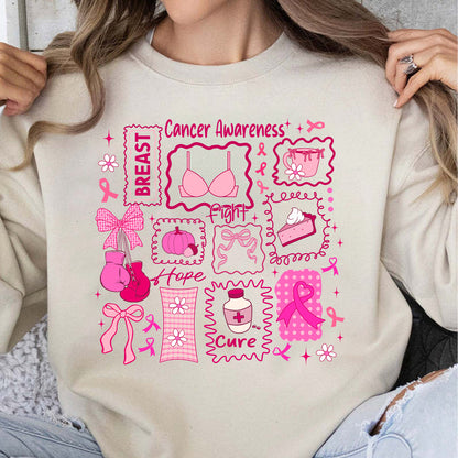 October We Wear Pink, Breast Cancer Awareness Shirt, Pink Ribbon T-Shirt, Fight Breast Cancer Warrior, Pink Out 683314-1