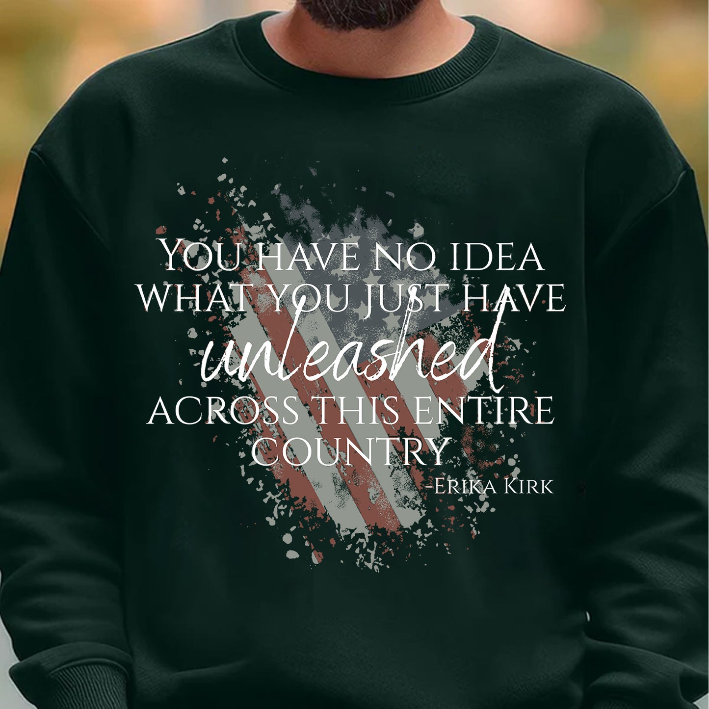 Charlie Kirk Memorial Sweatshirt | Patriotism Faith & God's Merciful Love | Erika Kirk Shirt 683070