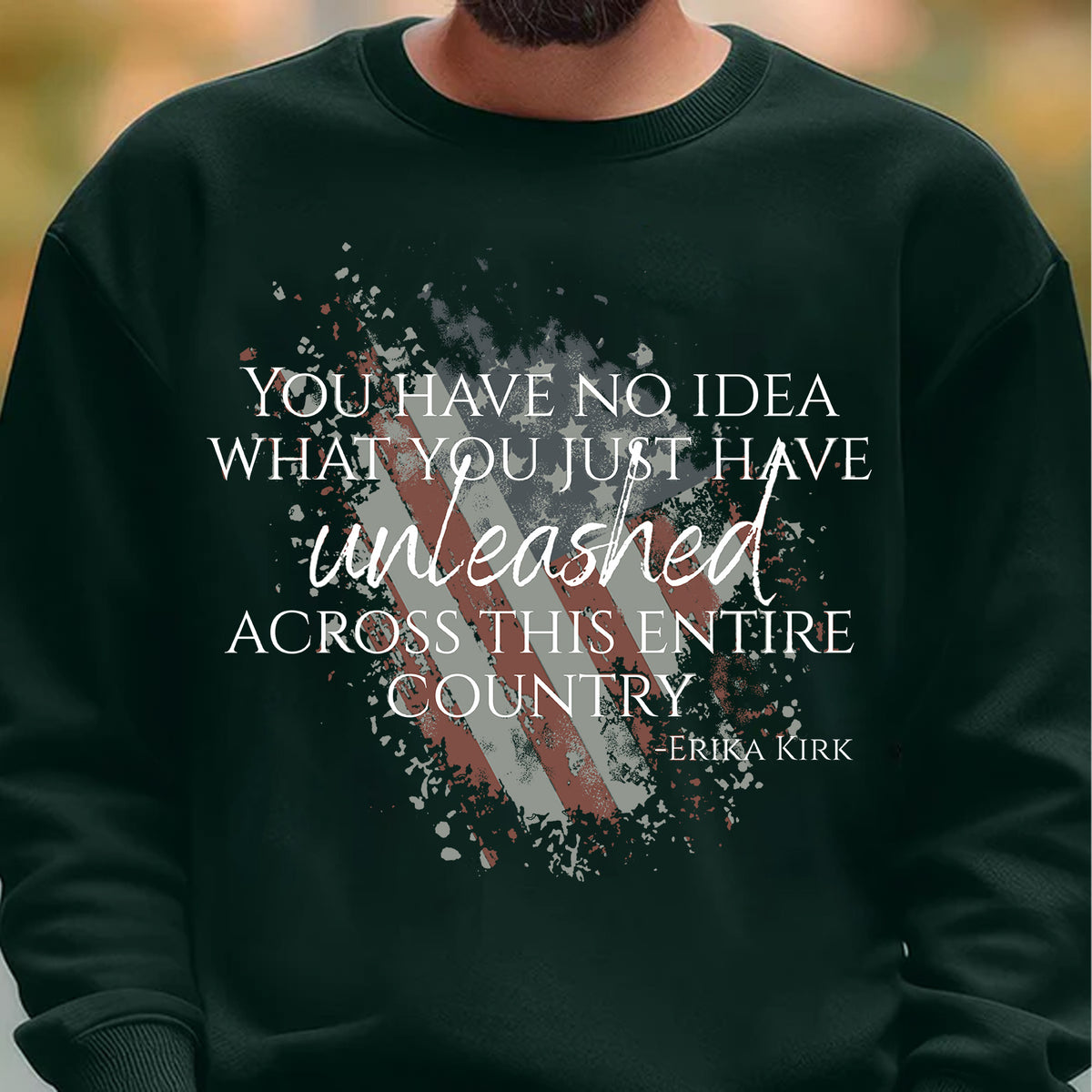 Charlie Kirk Memorial Sweatshirt | Patriotism Faith & God's Merciful Love | Erika Kirk Shirt 683070