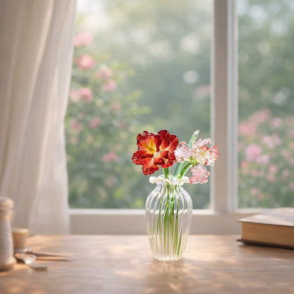 Glass Birth Month Flower | Birth Flower Gift, Hand Blown Spring Flower | Mother’s Day Gift 684713