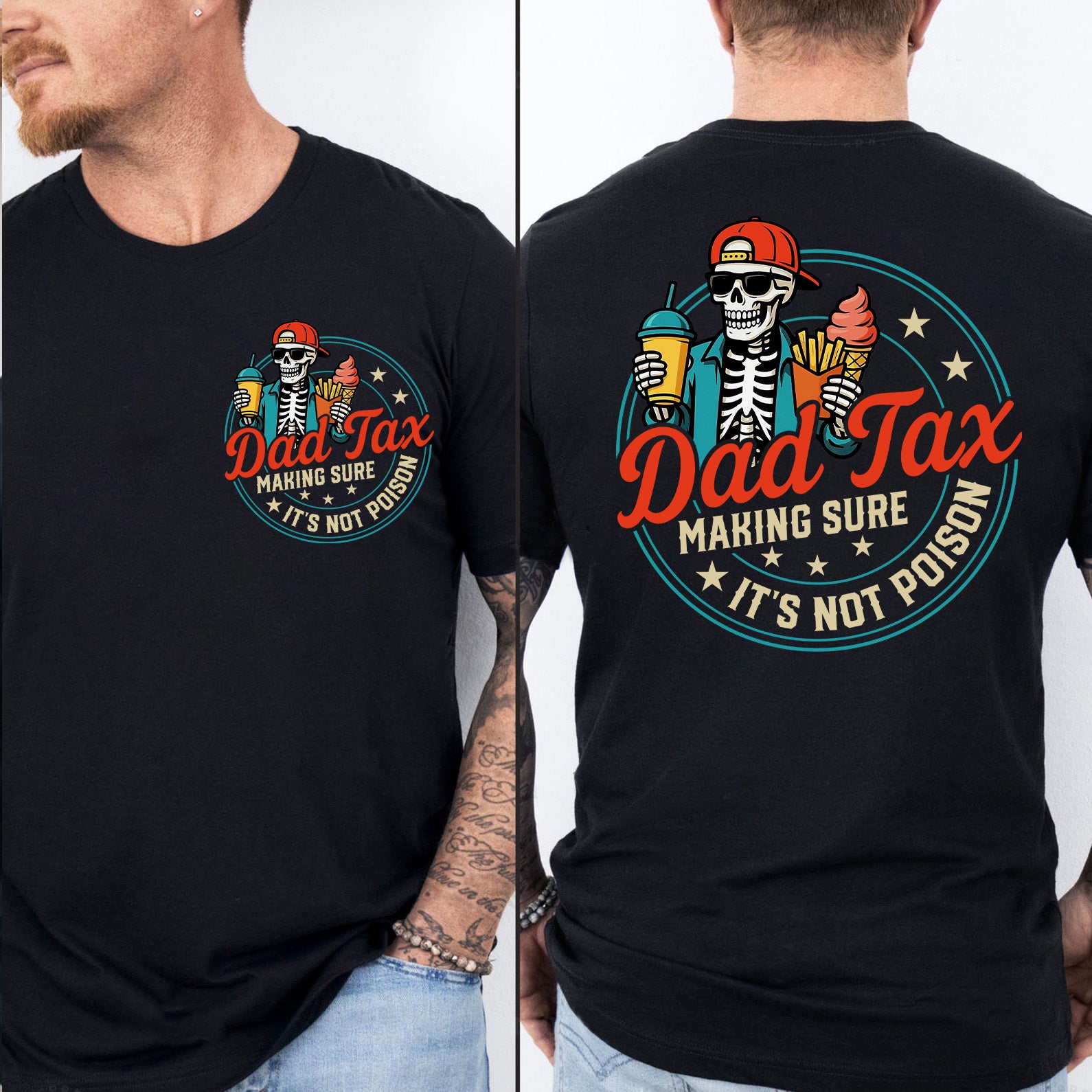 Dad Tax Making Sure Shirt, Funny Dad Tax Tee, Father’s Day Gift, Father’s Day Pocket & Back Shirt 683916