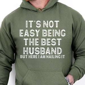 It’s Not Easy Being the Best Husband Shirt, Best Husband T-Shirt, Valentine Shirt for Him, Birthday Gift for Men 683878