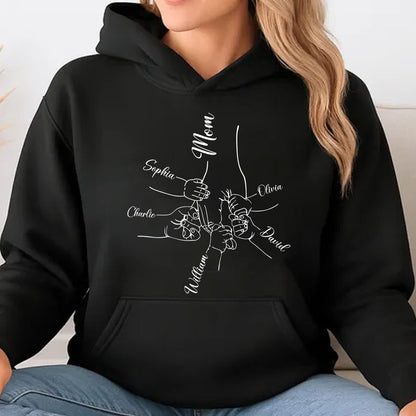 Custom Mom Shirt with Kids Names, Personalized Mom Kids Tee, Mothers Day Gift Family Shirt 684835